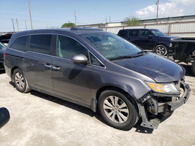 5FNRL5H60EB083216 - 2014 HONDA ODYSSEY EXL GRAY photo 4