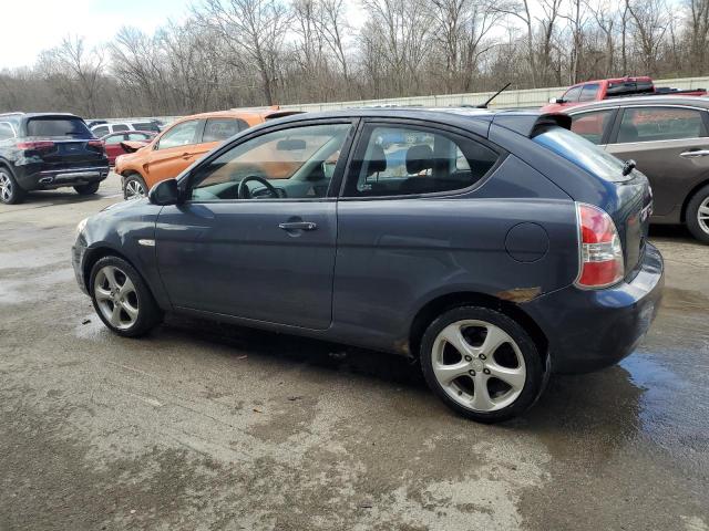 KMHCN36C57U041451 - 2007 HYUNDAI ACCENT SE CHARCOAL photo 2