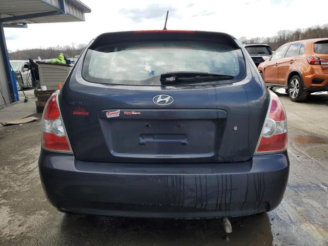 KMHCN36C57U041451 - 2007 HYUNDAI ACCENT SE CHARCOAL photo 6