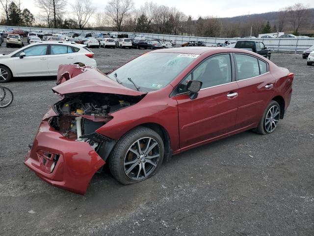 4S3GKAU64H3610071 - 2017 SUBARU IMPREZA LIMITED MAROON photo 1