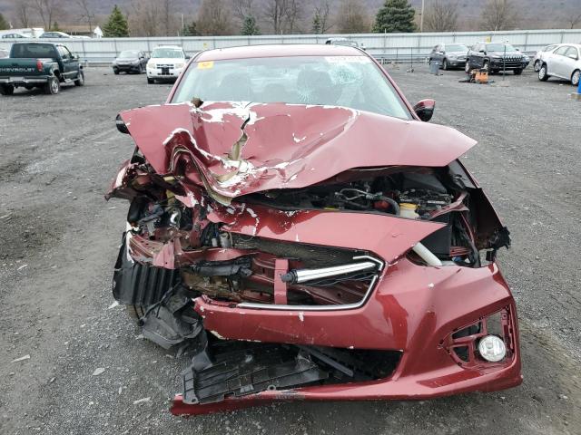 4S3GKAU64H3610071 - 2017 SUBARU IMPREZA LIMITED MAROON photo 5