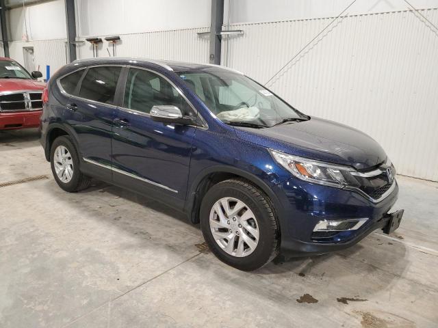 2HKRM4H78FH623656 - 2015 HONDA CR-V EXL BLUE photo 4