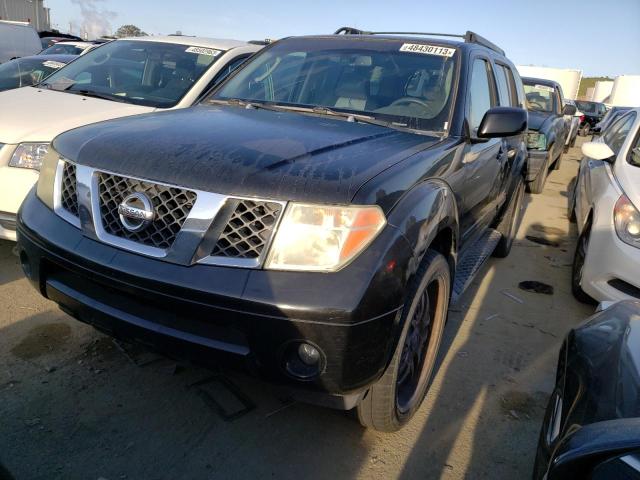 5N1AR18W16C617970 - 2006 NISSAN PATHFINDER LE BLACK photo 1