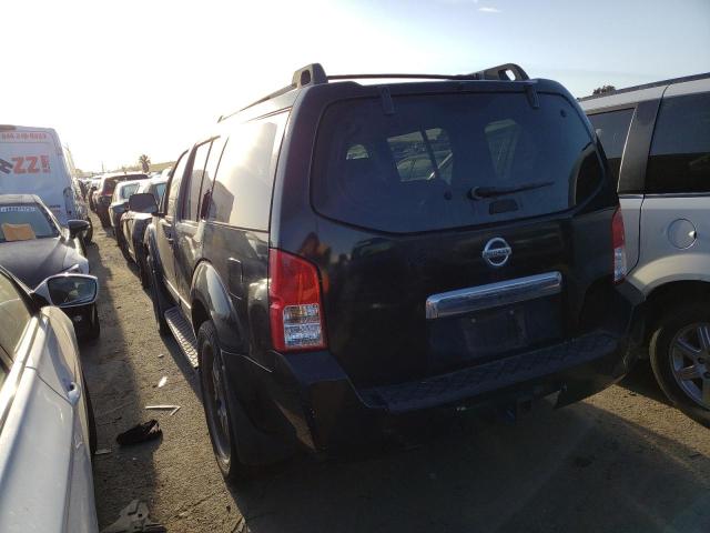 5N1AR18W16C617970 - 2006 NISSAN PATHFINDER LE BLACK photo 2