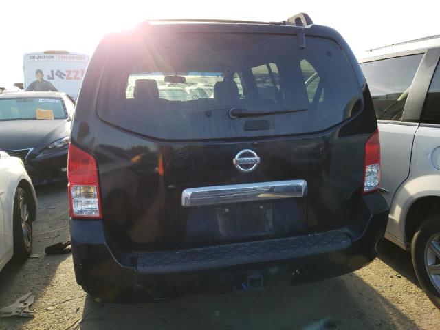 5N1AR18W16C617970 - 2006 NISSAN PATHFINDER LE BLACK photo 6