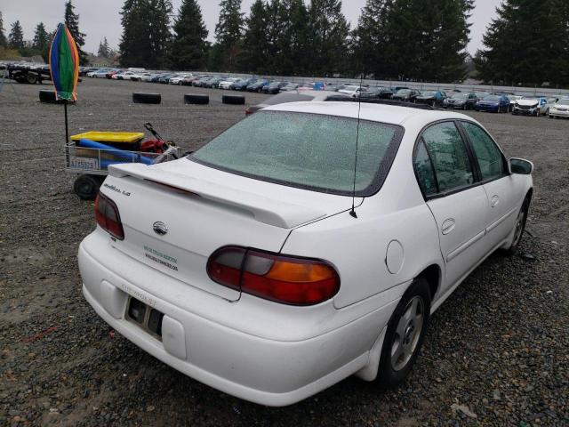 1G1NE52J42M508616 - 2002 CHEVROLET MALIBU LS WHITE photo 3