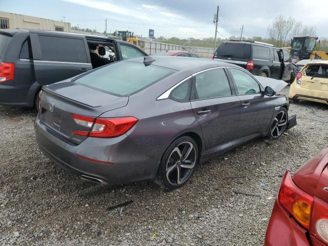 1HGCV1F37LA028139 - 2020 HONDA ACCORD SPORT GRAY photo 3