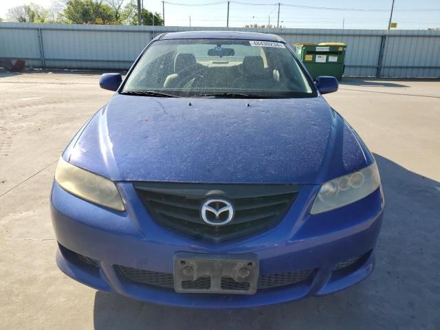 1YVHP80CX55M40674 - 2005 MAZDA 6 I BLUE photo 5