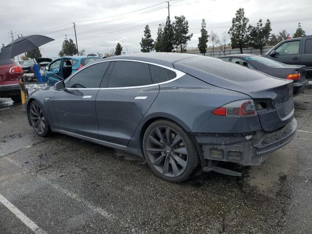 5YJSA1E24GF129246 - 2016 TESLA MODEL S ნაცრისფერი ფოტო 2