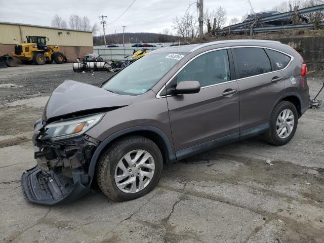 2HKRM4H77FH660438 - 2015 HONDA CR-V EXL BROWN photo 1