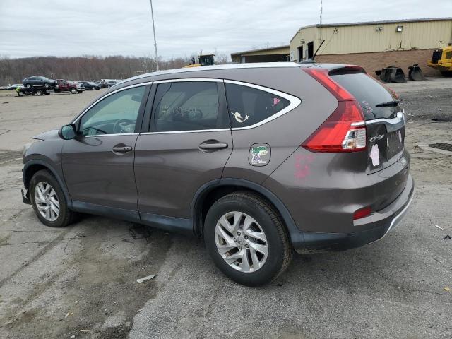 2HKRM4H77FH660438 - 2015 HONDA CR-V EXL BROWN photo 2