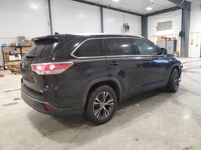 5TDKKRFHXGS500856 - 2016 TOYOTA HIGHLANDER XLE 黑色 照片 3