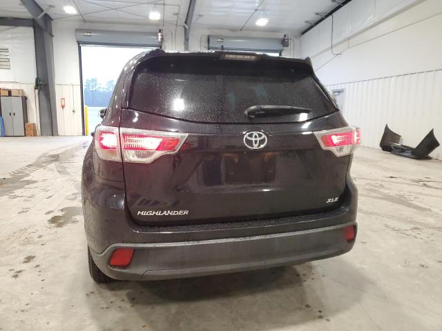 5TDKKRFHXGS500856 - 2016 TOYOTA HIGHLANDER XLE 黑色 照片 6