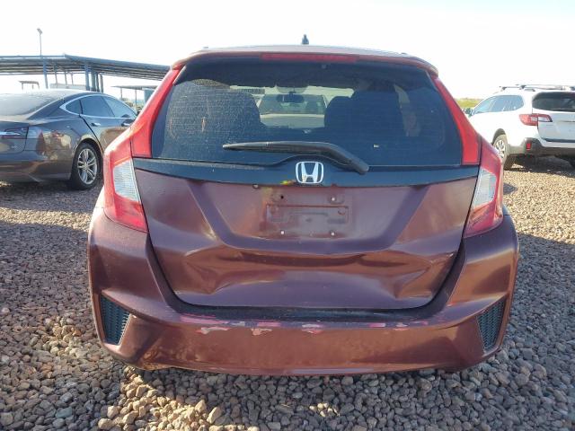 JHMGK5H55GS006010 - 2016 HONDA FIT LX BURGUNDY photo 6