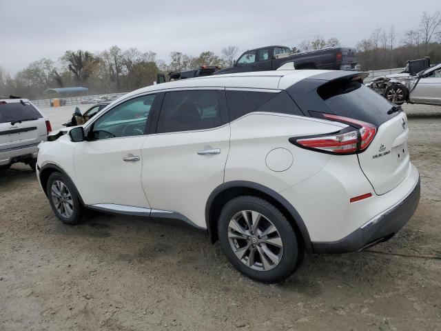 5N1AZ2MG6HN130260 - 2017 NISSAN MURANO S WHITE photo 2