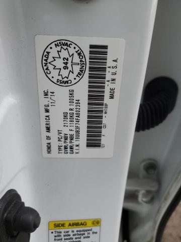 19UUB3F74FA802394 - 2015 ACURA TLX ADVANCE WHITE photo 12