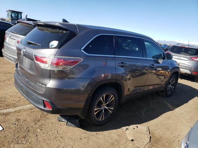 5TDJKRFH8GS230733 - 2016 TOYOTA HIGHLANDER XLE ლურჯი ფოტო 3