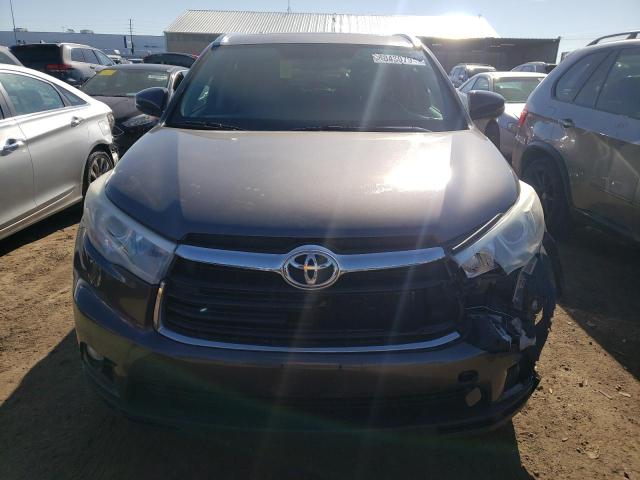 5TDJKRFH8GS230733 - 2016 TOYOTA HIGHLANDER XLE ლურჯი ფოტო 5