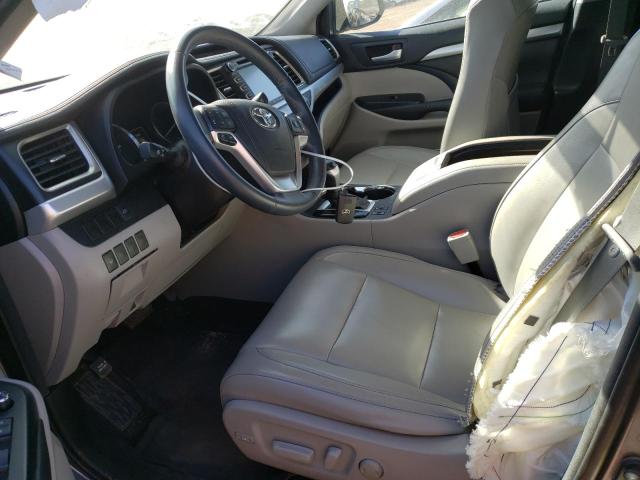 5TDJKRFH8GS230733 - 2016 TOYOTA HIGHLANDER XLE ლურჯი ფოტო 7
