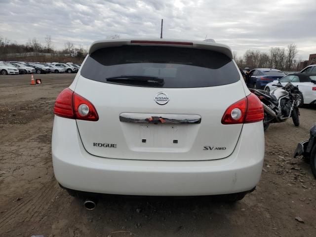 JN8AS5MV6CW382784 - 2012 NISSAN ROGUE S WHITE photo 6