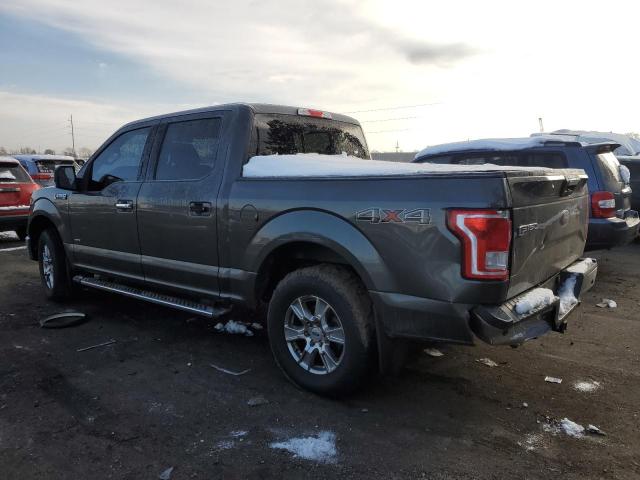 1FTEW1EP4HKC82658 - 2017 FORD F150 SUPERCREW GRAY photo 2