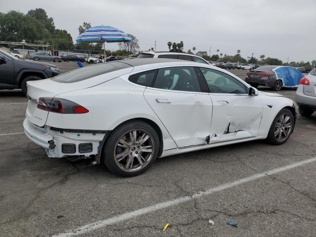 5YJSA1E24MF427775 - 2021 TESLA MODEL S WHITE photo 3