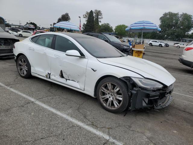 5YJSA1E24MF427775 - 2021 TESLA MODEL S WHITE photo 4