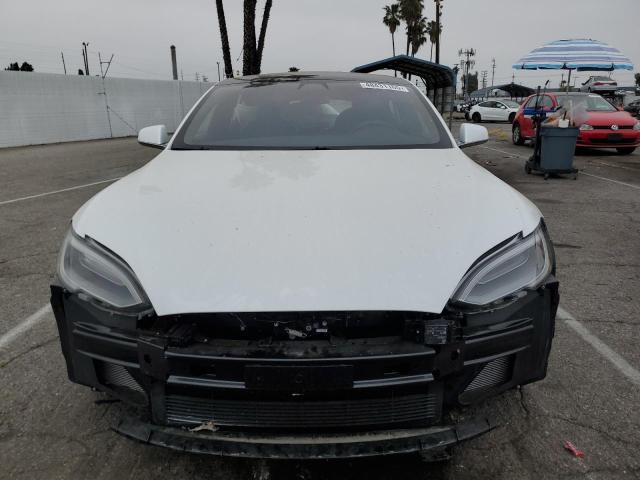 5YJSA1E24MF427775 - 2021 TESLA MODEL S WHITE photo 5