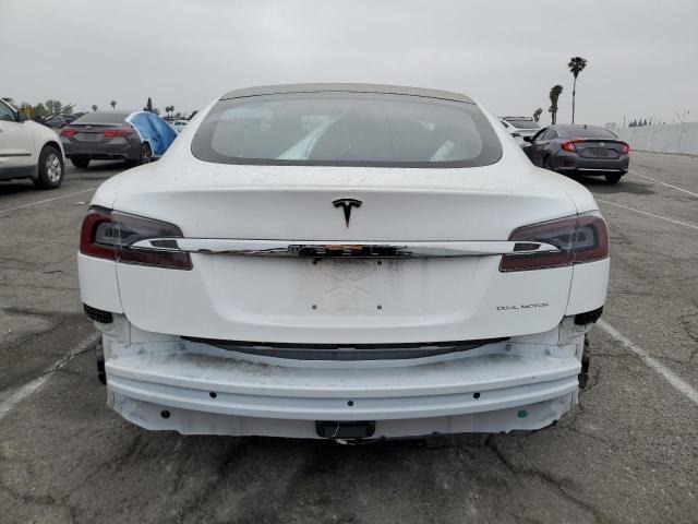 5YJSA1E24MF427775 - 2021 TESLA MODEL S WHITE photo 6