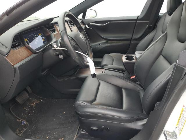 5YJSA1E24MF427775 - 2021 TESLA MODEL S WHITE photo 7