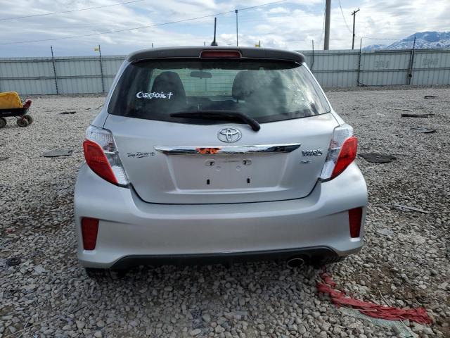 JTDKTUD33CD514109 - 2012 TOYOTA YARIS SILVER photo 6