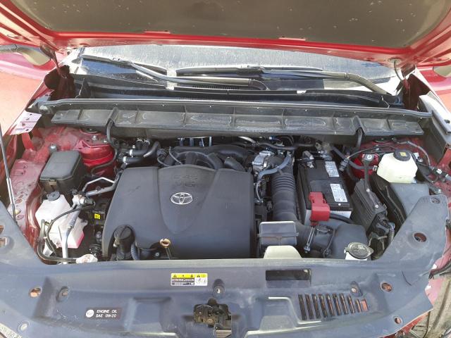 5TDGZRBH7MS153019 - 2021 TOYOTA HIGHLANDER XLE Bordo foto 11