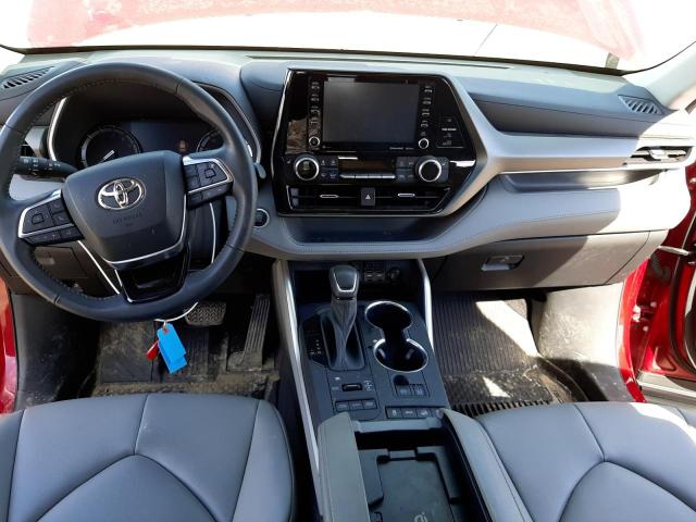 5TDGZRBH7MS153019 - 2021 TOYOTA HIGHLANDER XLE Bordo foto 8