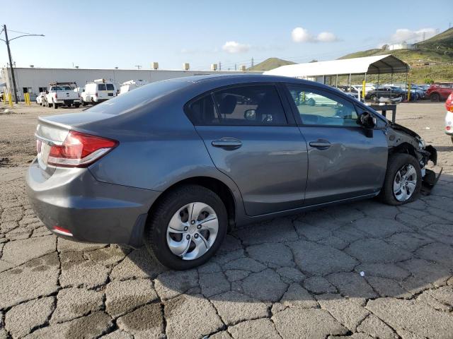 19XFB2F5XDE221198 - 2013 HONDA CIVIC LX GRAY photo 3