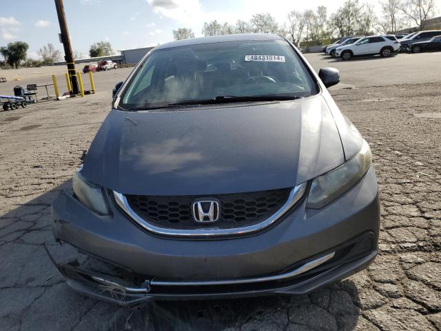 19XFB2F5XDE221198 - 2013 HONDA CIVIC LX GRAY photo 5