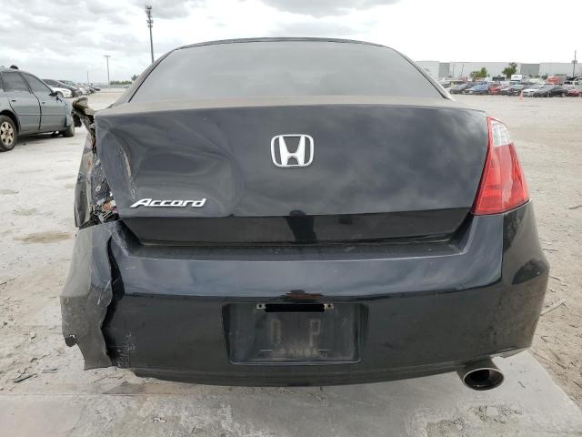 1HGCS12319A020268 - 2009 HONDA ACCORD LX BLACK photo 6