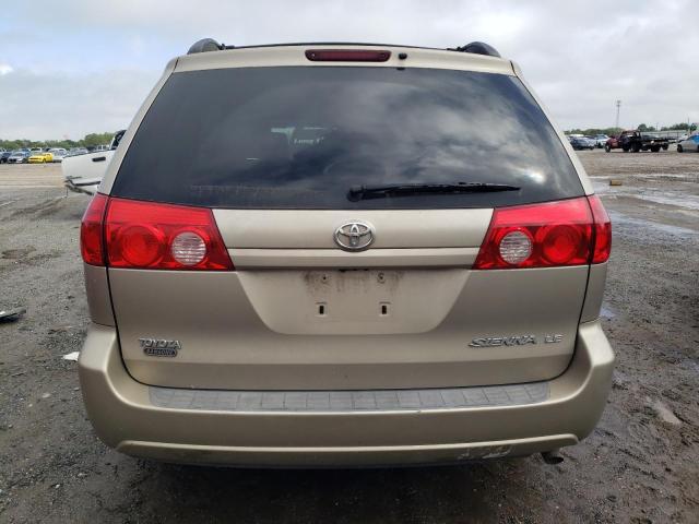 5TDZK23C57S004751 - 2007 TOYOTA SIENNA CE TAN photo 6