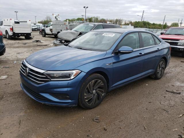 3VWG57BU4KM020029 - 2019 VOLKSWAGEN JETTA SEL PREMIUM BLUE photo 1