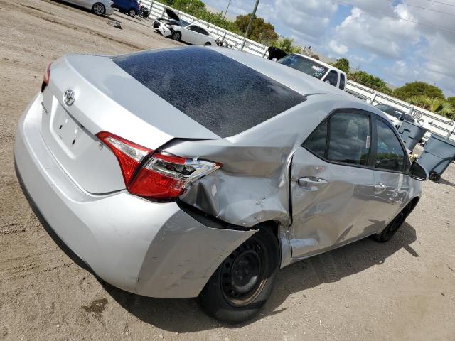 2T1BURHE6EC156980 - 2014 TOYOTA COROLLA L GRAY photo 3