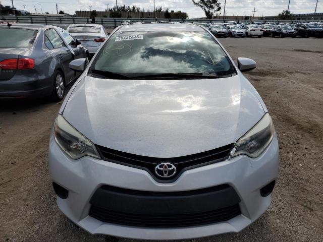 2T1BURHE6EC156980 - 2014 TOYOTA COROLLA L GRAY photo 5