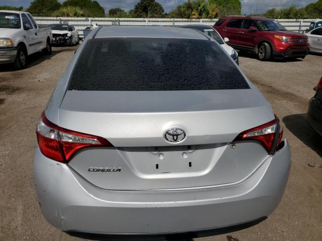 2T1BURHE6EC156980 - 2014 TOYOTA COROLLA L GRAY photo 6