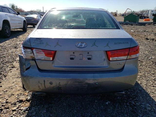 5NPEU46F46H027338 - 2006 HYUNDAI SONATA GLS SILVER photo 6