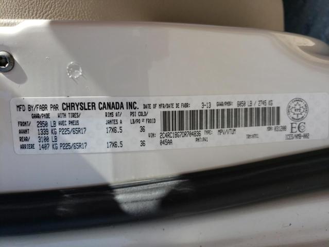 2C4RC1BG7DR704836 - 2013 CHRYSLER TOWN & COU TOURING 白色 照片 13