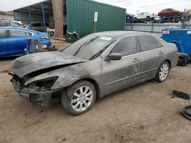 1HGCM66576A033511 - 2006 HONDA ACCORD EX GRAY photo 1