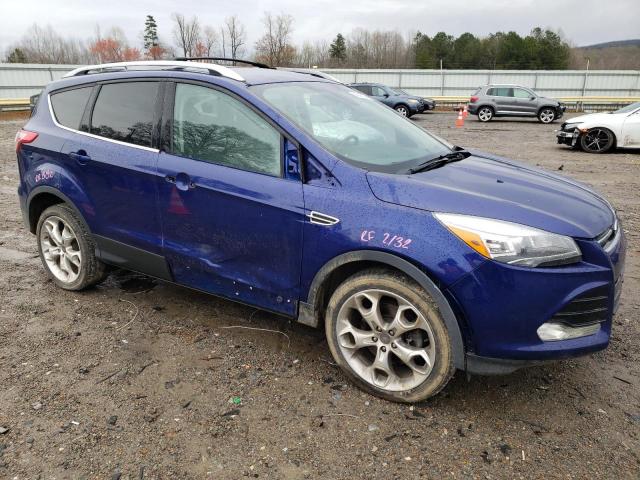 1FMCU0J9XDUB06450 - 2013 FORD ESCAPE TITANIUM BLUE photo 4