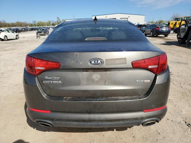 5XXGN4A7XCG036459 - 2012 KIA OPTIMA EX CHARCOAL photo 6