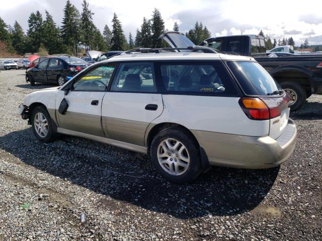 4S3BH6752Y7625914 - 2000 SUBARU LEGACY OUTBACK AWP WHITE photo 2