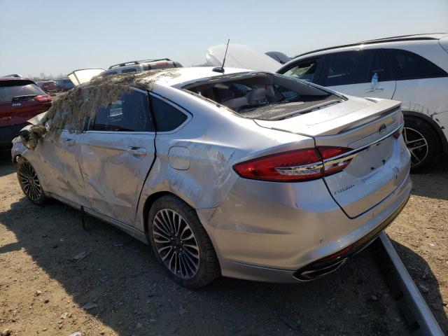 3FA6P0K99HR131740 - 2017 FORD FUSION TITANIUM SILVER photo 2