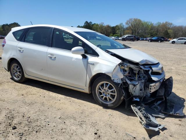 JTDZN3EU5FJ024481 - 2015 TOYOTA PRIUS V WHITE photo 4