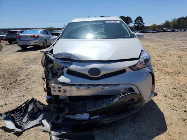 JTDZN3EU5FJ024481 - 2015 TOYOTA PRIUS V WHITE photo 5